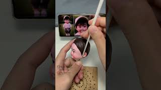 Creating a Cute Boy Clay Sculpture  Watch the Process [upl. by Sherborn]