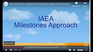 IAEA Milestones Approach Developing the National Infrastructure for Nuclear Power [upl. by Oirevlis]