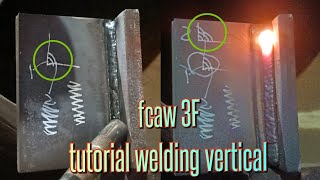 penting‼️pahami pengelasan 3F vertical fcawfcaw3ftutorialwelding [upl. by Lorrimor]