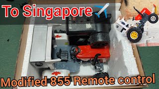 Swaraj 855 Modified Going to singapore  Packing for Shipping in planeHomemade Rc tractor [upl. by Uzial]