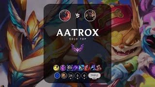 Aatrox Top vs Kled  EUW Master Patch 147 [upl. by Omrellug]