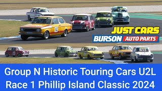 Group N Historic Touring Cars U2L  Invited Race 1 Phillip Island Classic 2024 Historics [upl. by Chip758]