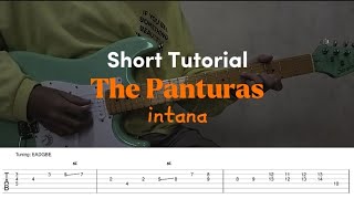 Tutorial Gitar Intana  The Panturas  Tab [upl. by Kciv]