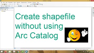 Creating shapefiles in Arc Map without ArcCatalog [upl. by Warrenne]