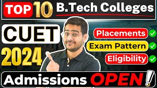 💥Top 10 CUET BTech CSE Private Colleges CUET 2024 BTech Admissions btech cuet cuet2024 viral [upl. by Aicilat903]