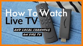 How to Watch Live TV and Local Channels on Fire Stick amp Fire TV Cube [upl. by Eadwina]