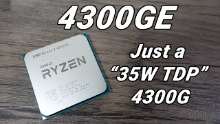 4300GE Review  Is it really any different compared to the 4300G [upl. by Aleda]