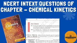 Intext Questions of chapter Chemical Kinetics from NCERT  Chemistry Class 12th  NEET  CBSE [upl. by Lamrej]