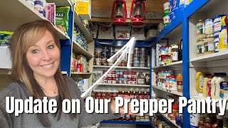 Prepper Pantry UPDATE  Bugs amp Food Prices  Storing food in Our Garage [upl. by Vizza414]