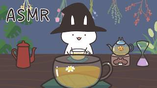 ASMR Relaxing Herbal Tea A Cozy Treat for You  ASMR Animation [upl. by Wills93]