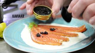 Recept voorgerecht met gekarameliseerde gerookte zalm [upl. by Risa933]