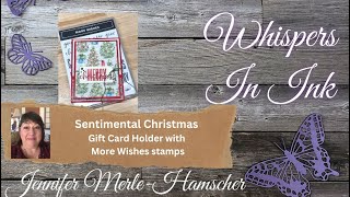 Sentimental Christmas Gift Card Holder w More Wishes [upl. by Aciras]