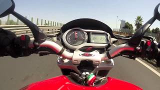 MV Brutale 1090R Vs Kawy Ninja ZX6R 80250 Kmh [upl. by Ryter]