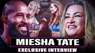 MIESHA TATE vs RONDA ROUSEY AT UFC 300  EXCLUSIVE IN STUDIO INTERVIEW [upl. by Alisa]