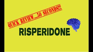 Risperidone  QUICK REVIEW  USES  MOA  ADVERSE EFFECTS  PharmCept [upl. by Ennylhsa]