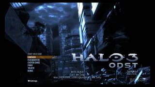 Pure HD Halo 3 Odst  Main Menu Beta [upl. by Castara]