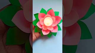 Diwali Special Lotus Diya 🪔shortsfeed shorts ytshorts youtubeshorts diwali2024 diyacraft diy [upl. by Ellessig]