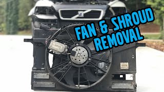 Volvo C30 Radiator Fan amp Shroud Removal [upl. by Belayneh]