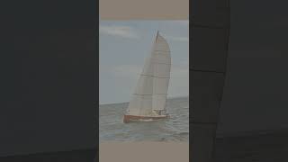 Navigation en voilier Mini 6 50 Plan Rolland sailing sailboat plage beneteauoceanis boatlife [upl. by Eibloc]