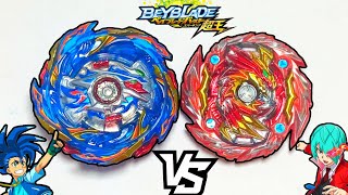 Helios Volcano VS Master Diabolos  Hikaru VS Delta  Beyblade Burst Surge Sparking [upl. by Rabbi]