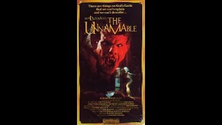 Opening To The Unnamable 1991 VHS [upl. by Ijic]