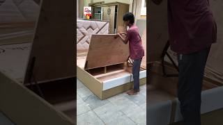 Wooden bed design 🤗 shorts bed trending youtubeshorts [upl. by Rednal]