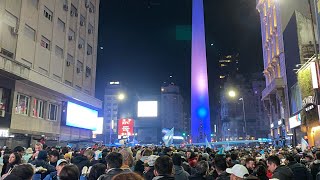 Así se vive una final de Copa America en el obelisco 🇦🇷🇦🇷 [upl. by Imef]