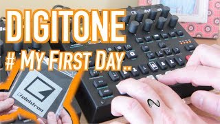 ELEKTRON DIGITONE  Unboxing amp first Sound Demo  FMSynthesizer [upl. by Xuagram922]