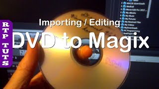 Magix Movie Edit Pro 2013 Importing from DVD editing and exporting tutorial [upl. by Adaurd883]