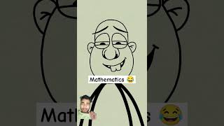 Maths tests be like 😱 Mathematics 💥 funny 4kmeme drawing comedy art animation trand shorts [upl. by Trudnak]