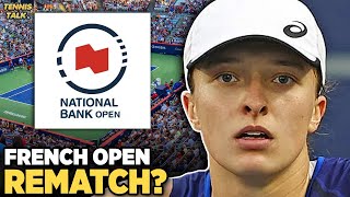 Swiatek vs Muchova Rematch at Canada Open 2023  Tennis Talk News [upl. by Maurey942]