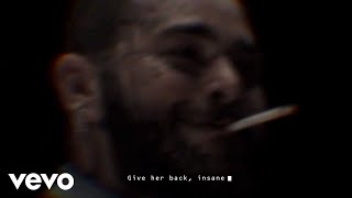 Post Malone  Insane Official Lyric Video [upl. by Reyaht]