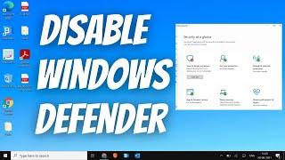 Best Way To Turn Off or Disable Windows Defender in Windows 10 [upl. by Albin846]