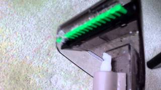 Cleaning tough carpet stains with the Hoover upholstery accessory tool [upl. by Feola637]