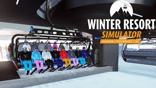 WINTER RESORT Simulator 11 Optimierungen im Skgebiet  Neues Update Release Version [upl. by Nohs]