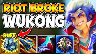 RIOT HAS OFFICIALLY BROKEN WUKONG WITH THIS BUFF WTF WERE THEY THINKING [upl. by Ellen304]