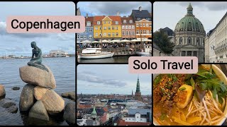 Copenhagen Denmark Vlog solo travel [upl. by Nnairrehs401]