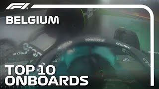 Oscars Overtake First Lap Chaos And The Top 10 Onboards  2024 Belgian Grand Prix  Qatar Airways [upl. by Koss]