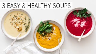 EASY amp HEALTHY SOUP RECIPES  vitamix soup recipes [upl. by Odlanier]