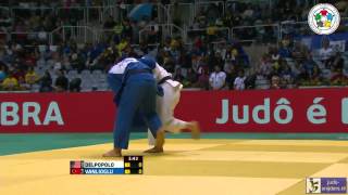 Judo World Championships Rio de Janeiro 2013 Delpopolo USA  Vanlioglu TUR 73kg [upl. by Loomis]