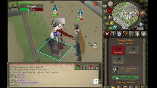 OSRS Bounty Hunter  PvP  PureZerkMed level [upl. by Lahsiv270]