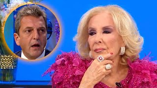 Mirtha Legrand reaccionó rápido luego de un comentario de Massa sobre Patricia Bullrich [upl. by Esenaj]