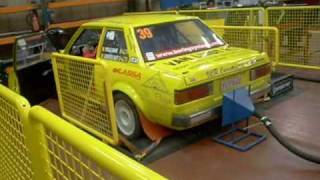 Corolla KE70 4age 16v dyno test  testbank 221 WHP [upl. by Fredric]