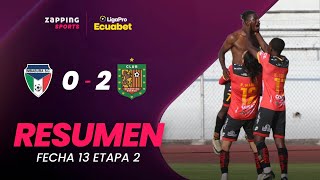 Imbabura SC 0  2 Deportivo Cuenca Resumen Fecha 13  2da Etapa  LigaPro Ecuabet [upl. by Syned]