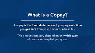 What Is A Copayment [upl. by Notsnorb817]