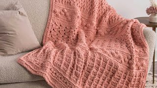 Crochet Sparkle Stitch Sampler Blanket [upl. by Harriet]