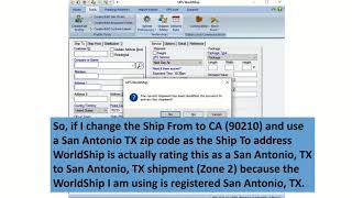 How NOT to get a quote or process a return for inbound shipments on UPS WorldShip [upl. by Dranal]