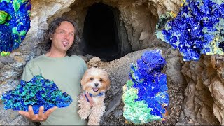 Azurite amp Malachite Crystal Mining  New Mexico [upl. by Holman]