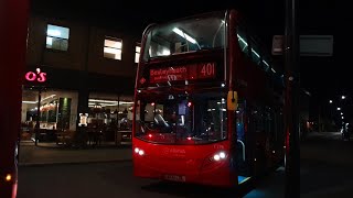 Shabby FRV  TFL Bus Route 401 Thamesmead  Bexleyheath Shopping Centre  Arriva London South [upl. by Yhtomot]