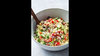 Ensalada de Quinoa Muy sencilla [upl. by Lehet]